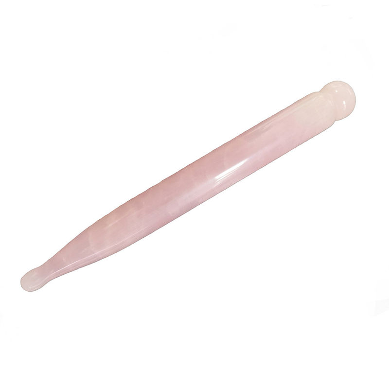 2024 Rosa Quartz Gua Sha Massagem de Ponto de Acupuntura Guasha Pen Para Tratamento Corporal com Logotipo Disponível Best seller