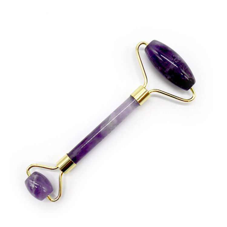Gua Sha Roller Amethyst Rollers Facial Jade Guasha Roller Para Beleza Massagista Facial