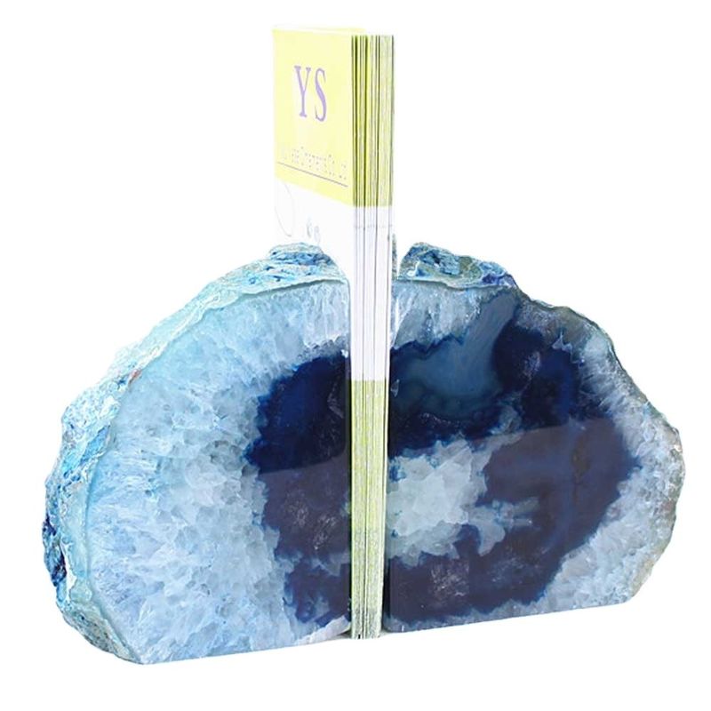 Livro de Agate Polido de Grau B, Finais Perfeito Presente de Casa para Amantes de Arte