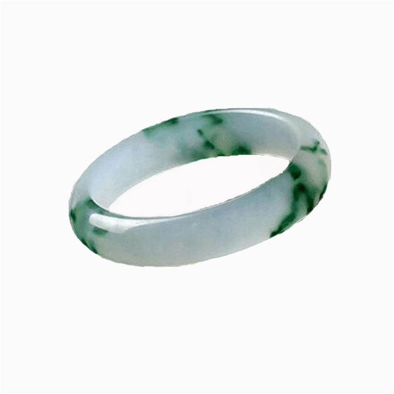 OEM/ODM Aceitável Joalharia Decoração Natural Jade Gelo Jade Pulseira Esmeralda Verde Mulheres Jade Cristal de Pedra Pulseira