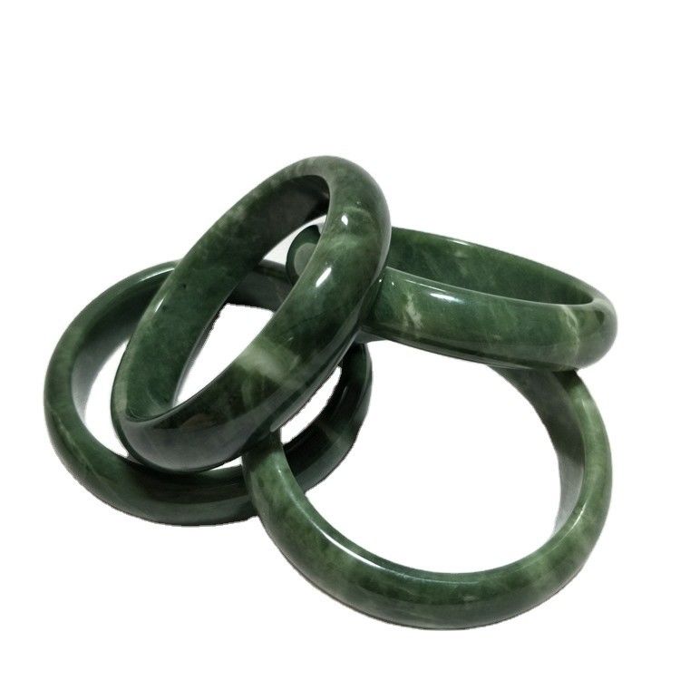 Bracelete Verde Esmeralda Natural e Jadeite Bracelete de Jadeite para Homens e Mulheres Beleza com Amor