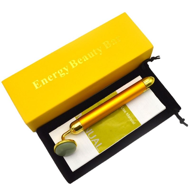 6000 vezes/min Frequência de massagem 24K Gold Facial Beauty Bar Face and Eye Beauty Magic Wand Face Massager com Função