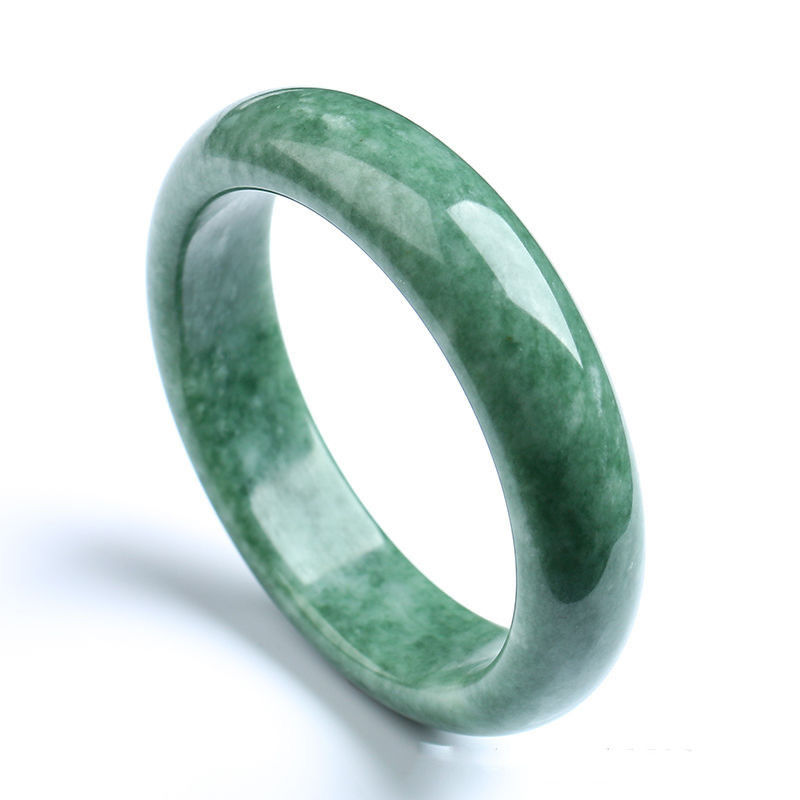 Pulseira Natural de Jade Verde Escuro Uma Joia Atemporal Para Sua Coleção