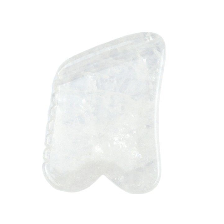 Quartz transparente Gua Sha Tabela de Massagem Pedra Natural Cristal Guasha Pedra de Cura Facial Body Beauty Spa Ferramenta para Massagem Corporal