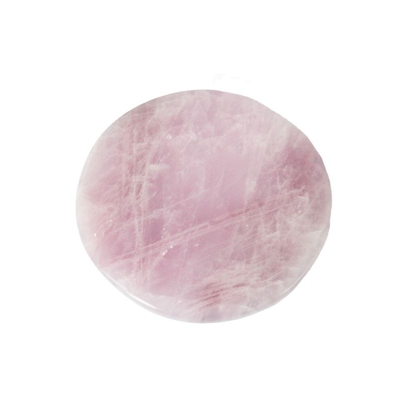 Quartz Rosa Natural Quartz Cristal Redondo Pedra preciosa para Placa de Mesa Placa de Decoração