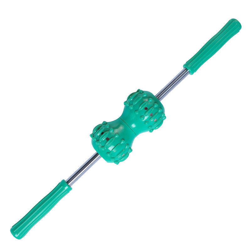 PVC Forte Magnético Dupla Bola de Volta Massagista Corpo Meridiano Massagem Roller Manual Acupuntura Bastão Vantagem de Serviço Profissional