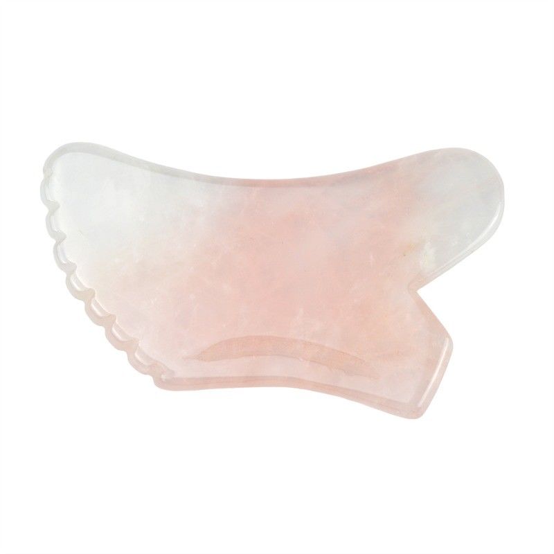 2024 Rose Quartz Gua Sha Massagem Facial Ferramenta de Massagem de Pele Natural de Cristal Massagista de Beleza para lifting facial