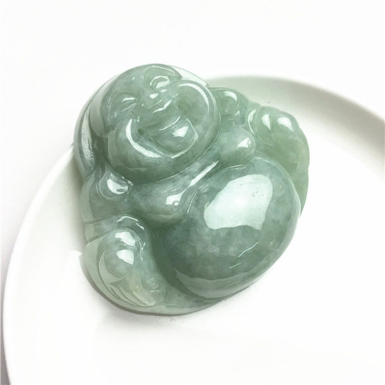 Decoração Jade Buda Escultura Pendente para Necklace Buddha Rindo Online