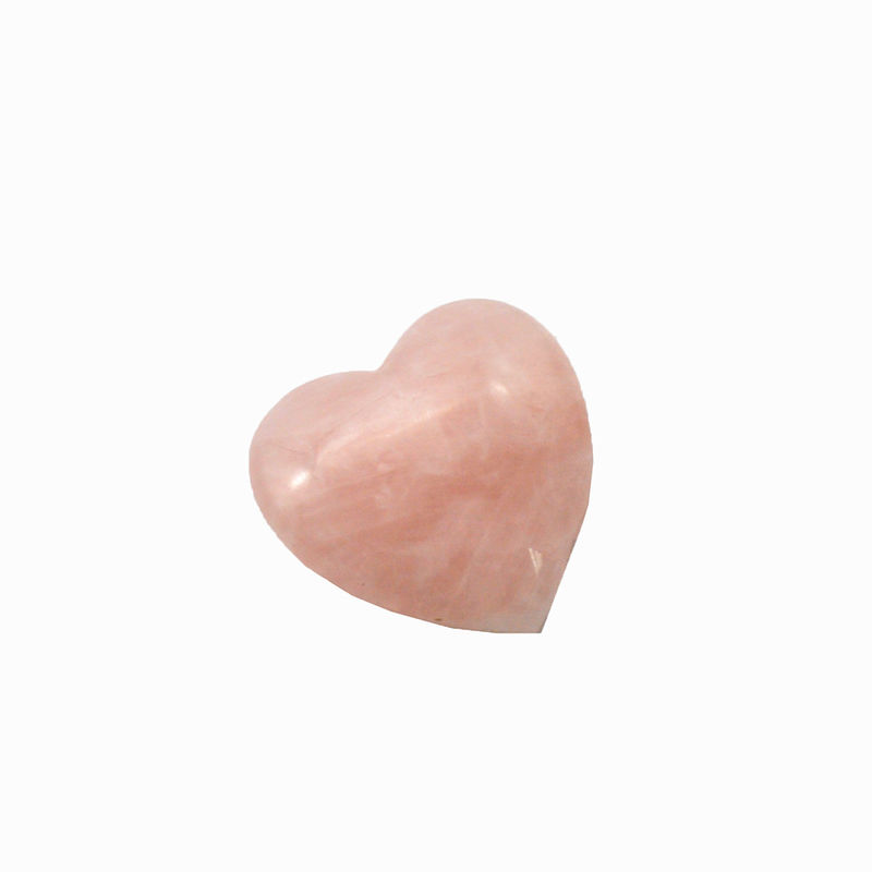 Técnica de Pedra em Forma de Coração de Quartzo Rosa Esculpida 0,35 kg Corações de Pedras Primas Naturais para presente de casamento