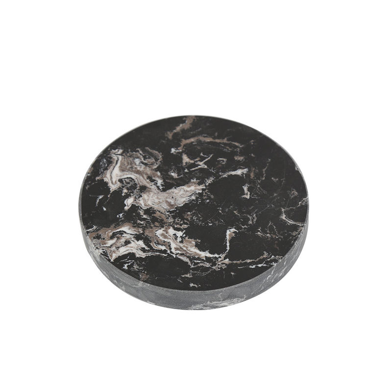 Características regionais Mármore natural redondo quadrado hexágono White Cup Mat Cozinhas de café e chá para bebidas colchões almofadas casa cozinha