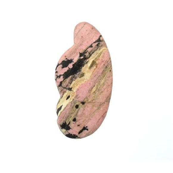 Tabela de massagem facial multifuncional rosa Rhodonite Jade Guasha para cuidados de saúde e necessidades pessoais de saúde