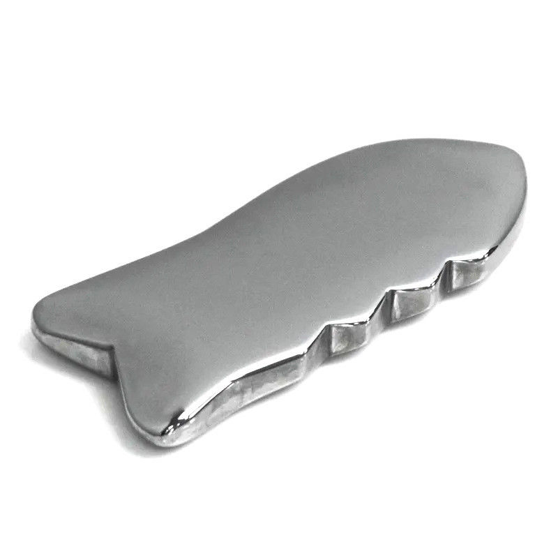 Terahertz Gua Sha Scraping Massage Tool com Pedra de Energia e Massagem de Ponto de Acupuntura 91 * 37mm
