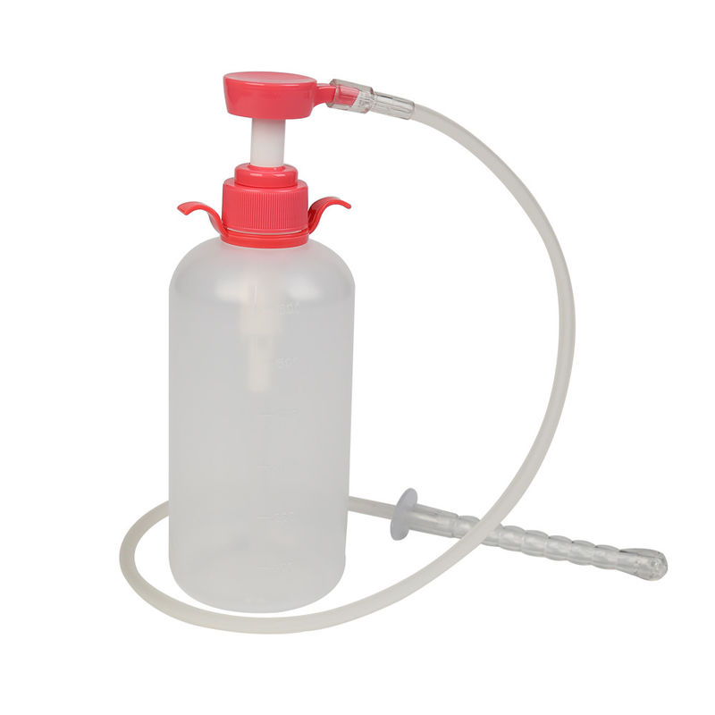 300 ml/ 600 ml Kit de duche de limpeza vaginal em PVC PP PE para cuidados e limpeza diários repetidos
