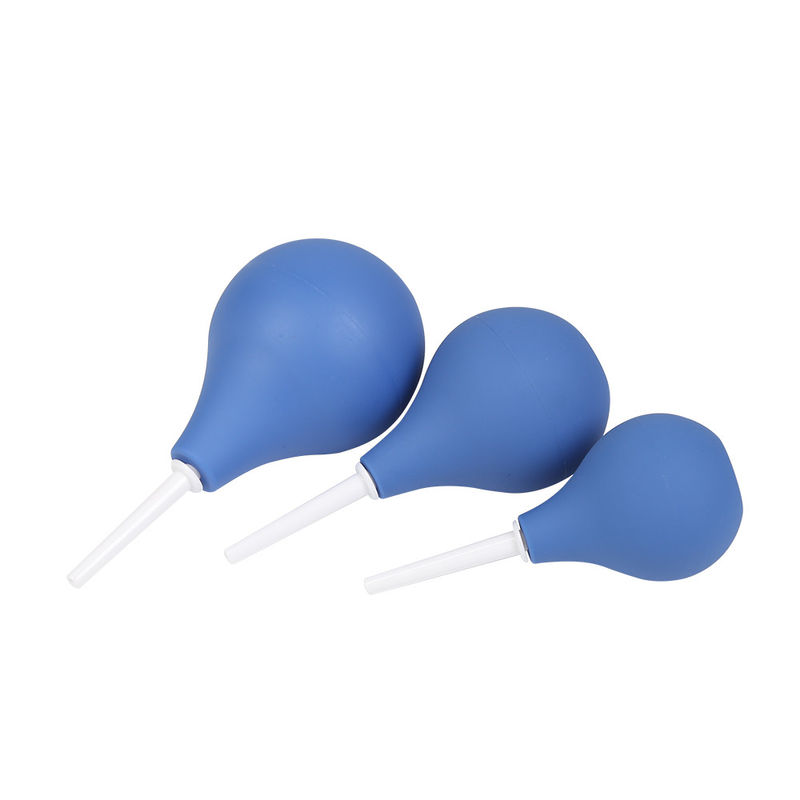 PVC azul Enema Bulb Duche Seringa Colônica Limpeza Kit Médico para Duche Anal Duche Vaginal Homens Mulheres