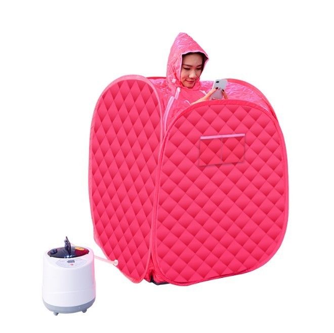 Beleza e relaxamento em casa Mini Sauna pessoal portátil com gerador de vapor de sauna elétrica