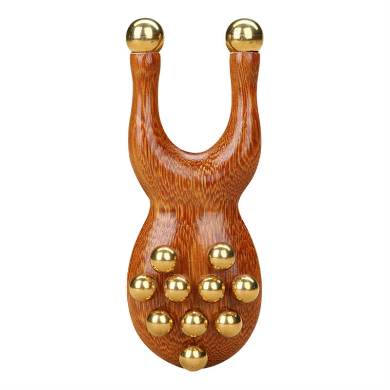 Manual Meridian Dredging Copper Facial Gua Sha Massage Tool para elevação de beleza facial e aperto da pele dos olhos