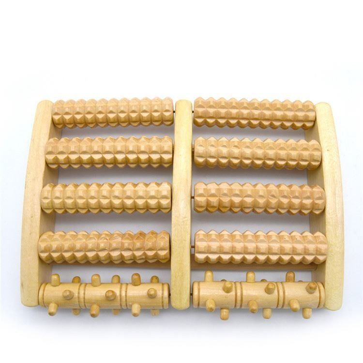 27*17*4,5cm Massageador de pés de madeira com design portátil e certificado ISO9001