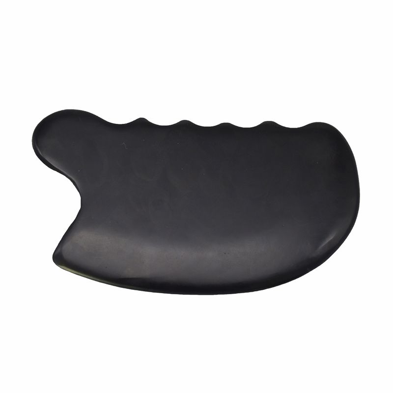 Pedra Bian Prata Pura Natural Gua Sha Tabela Massagem Facial Cosmética Lift Apertar a Pele Todo o Corpo Massagista Facial