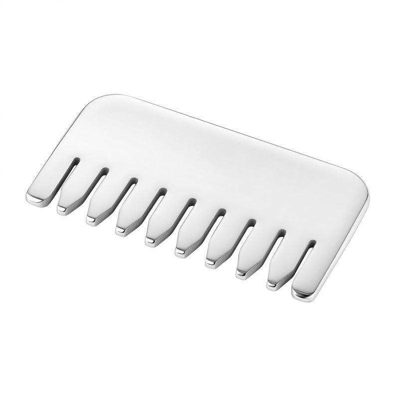 Massagem corporal e relaxamento do couro cabeludo Ferramenta de massagem de aço inoxidável 304 Gua Sha Comb Scalp Relax e crescimento do cabelo