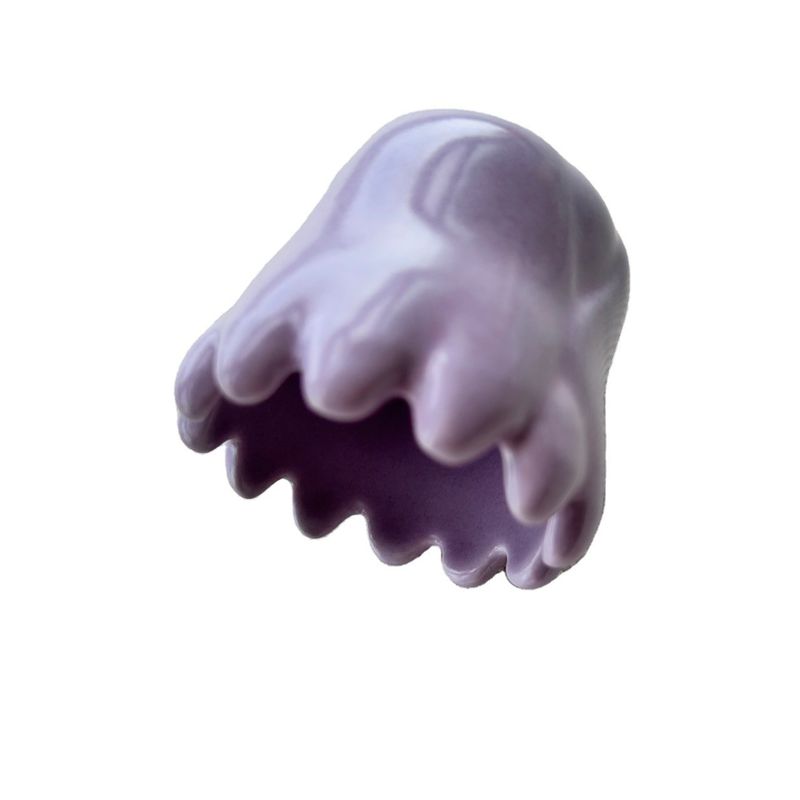 Equipamento de massagem corporal Logotipo personalizado Ferramentas de massagem de escalpe de cerâmica branca para Guasha roxo Porcelana Cuidados da pele Pedra Gua sha