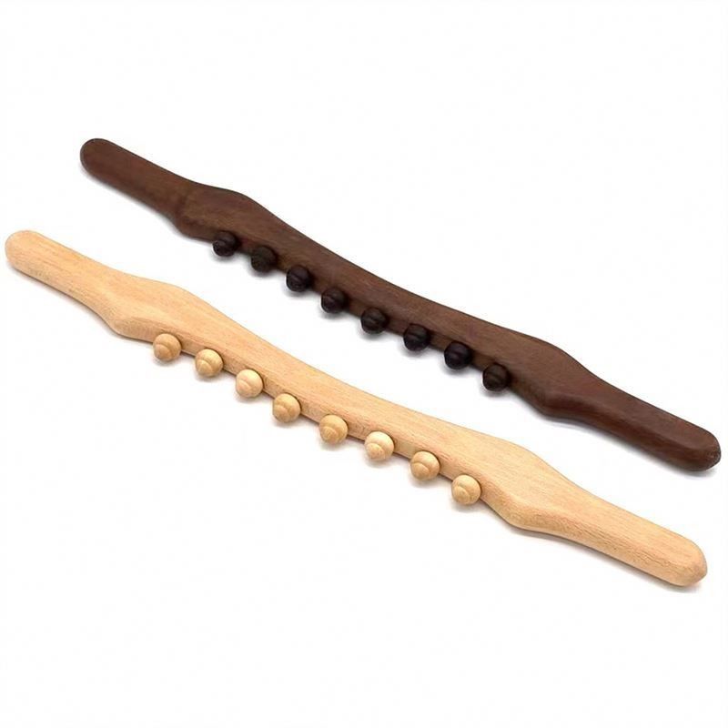 Gua Sha de madeira de raspagem de massagem bastão para todo o corpo mobilização de tecidos moles e Meridian Dredging Massage Tool