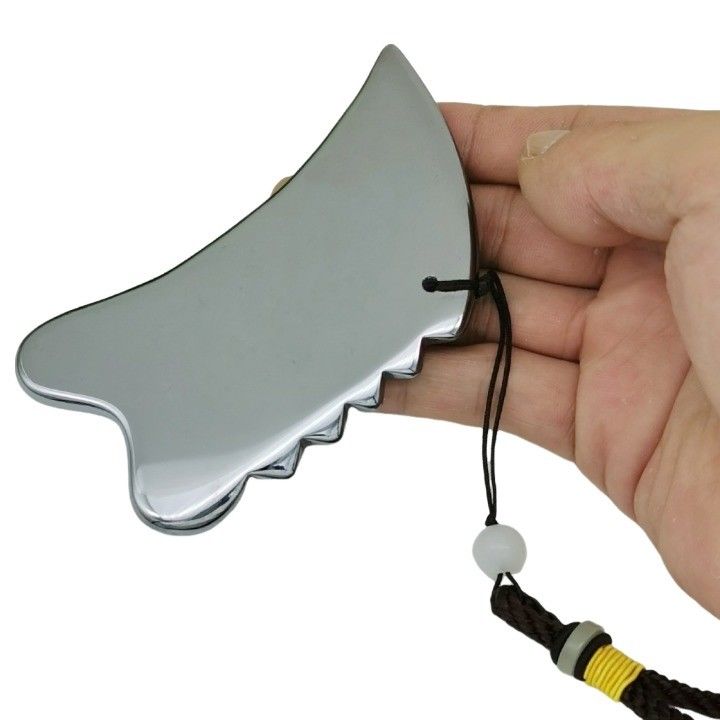 Tabela de raspagem portátil personalizada de Gua Sha Plate para raspagem e ferramentas de massagem facial