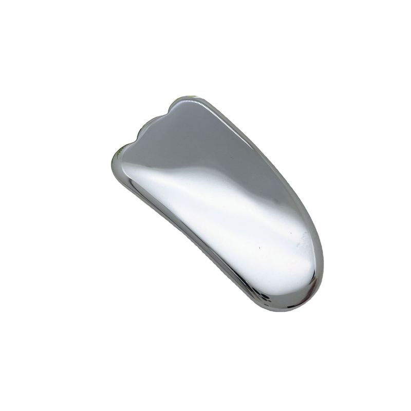 Logotipo personalizado DisponívelD prata Terahertz Gua Sha Massage Scraping Tool para Skin Spa Facial Beauty