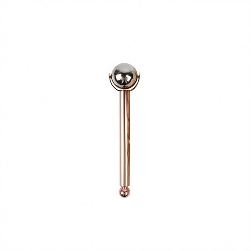 Logotipo personalizado Disponível Dispositivo de emagrecimento facial de liga de zinco Dispositivo de massagem facial de metal Roller Anti-rugas Cuidados da pele Ferramentas de beleza