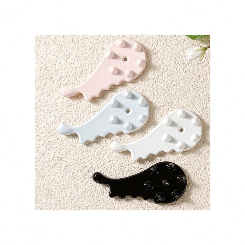 Experimente o poder curativo do pente Gua Sha de cerâmica para massagem facial e corporal