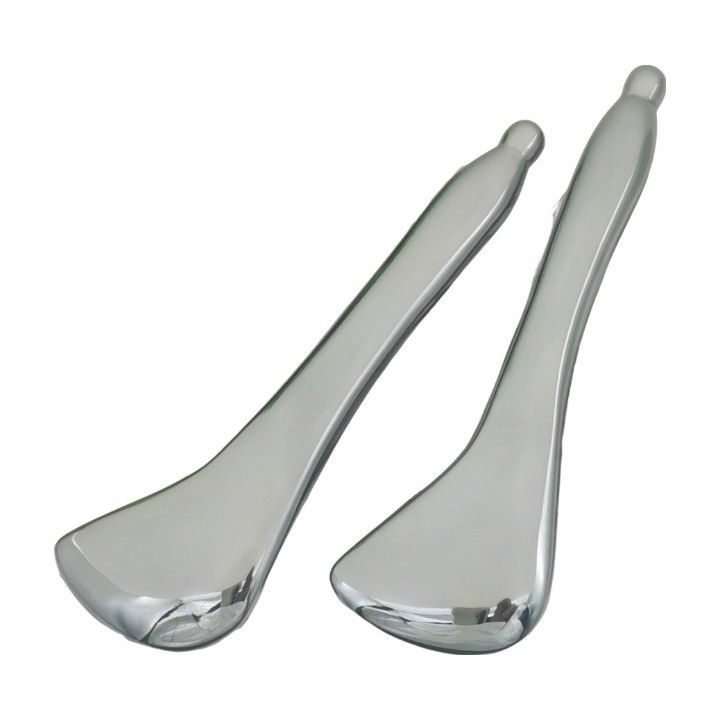 Terahertz Dual Head Gua Sha Board para estimulação de pontos de acupuntura e desmontagem de meridianos faciais