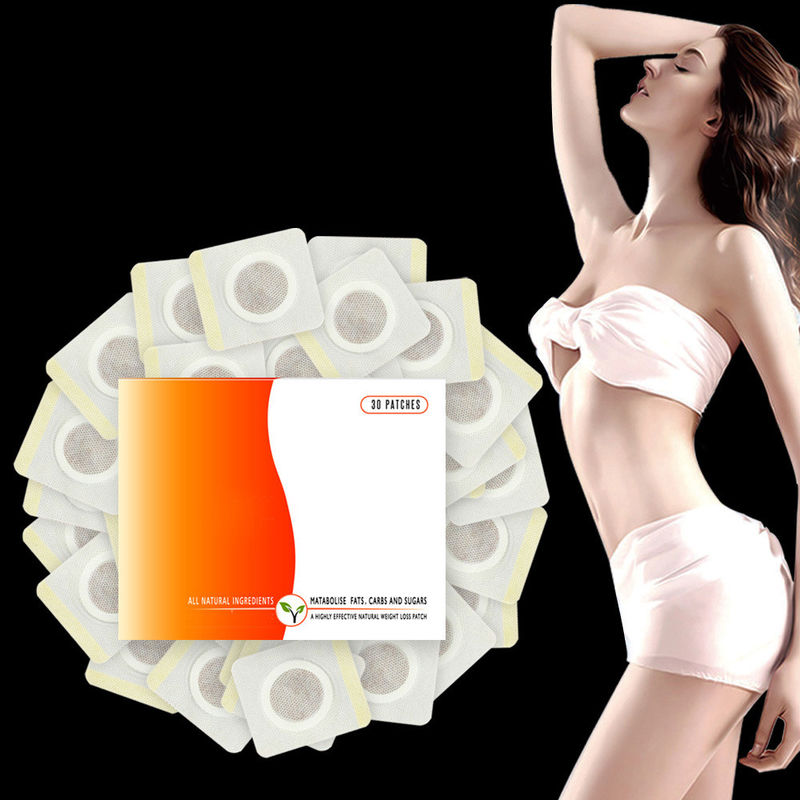 30pcs medicina chinesa natural de ervas magnético emagrecimento remendo queima de gordura perda de peso adesivos cuidados de saúde massagista corporal
