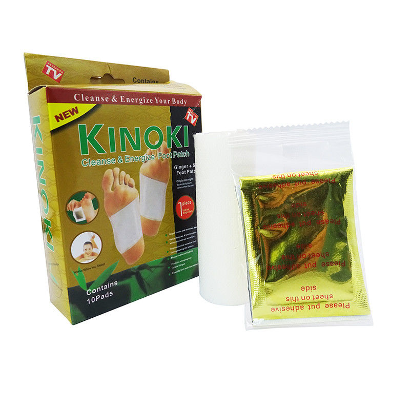 Função do adesivo para perda de peso 10 pacotes de almofadas para pés de gengibre 10 folhas adesivas para remover impurezas e aliviar o estresse