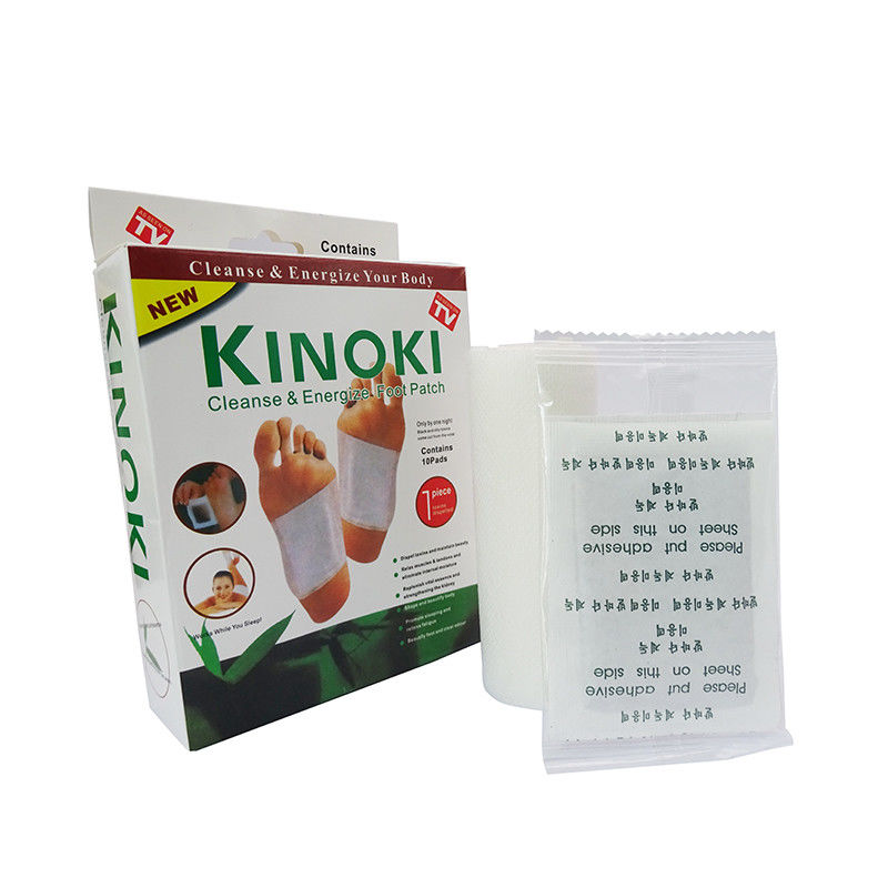 Supostos comprimidos de desintoxicação para pés Kinoki 10 embalagens de fórmula natural e orgânica para remoção de toxinas