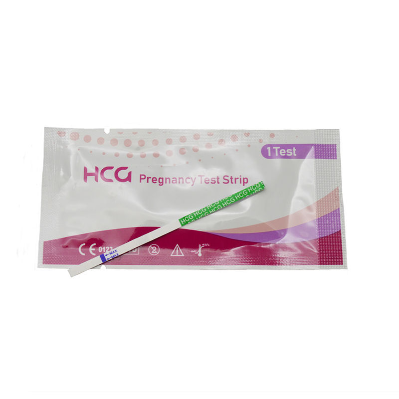 HCG Test Strip Pregnancy Accurate Mais de 99% de detecção precoce para a faixa interna Tamanho 80*3mm