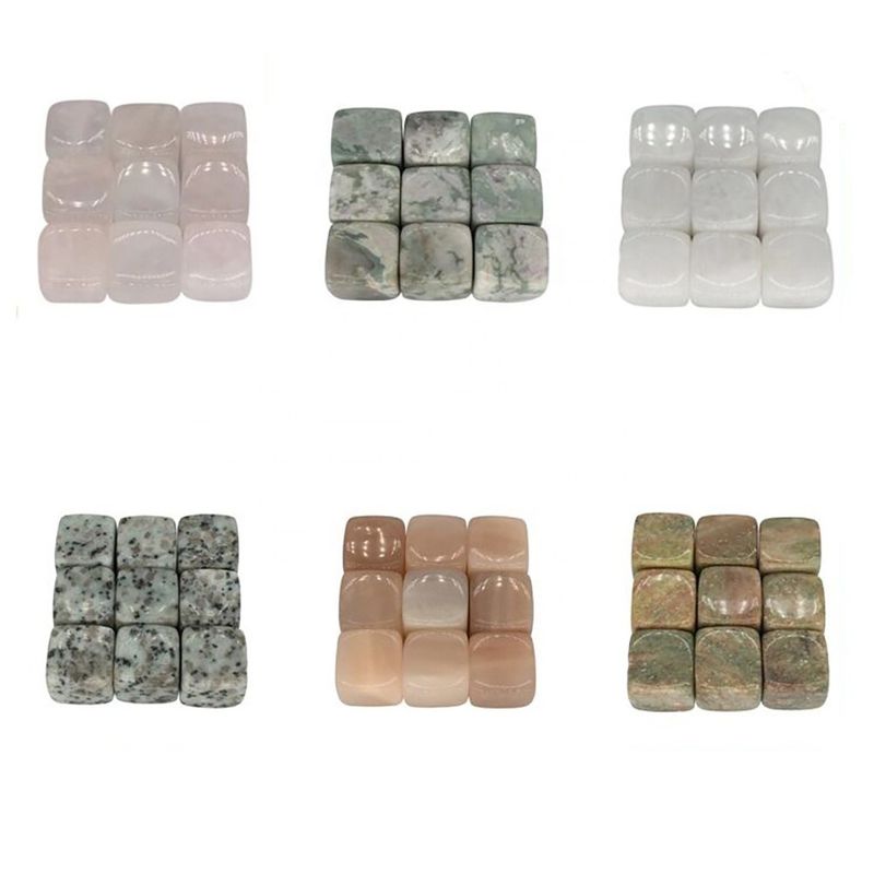 Conjunto de presentes de pedra de uísque feito de jade perfeito para homens e mulheres que querem melhorar a sua experiência de beber