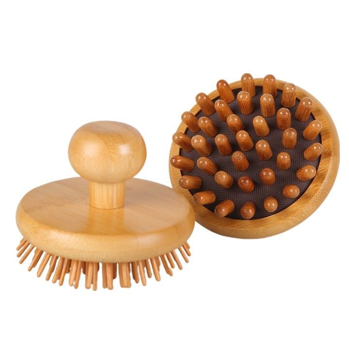 Massagem do couro cabeludo Pincel de cabelo de bambu Peixe de cabelo de logotipo personalizado Peixe de cabelo de madeira Detangling 2023 Ferramentas de massagem de Guasha ecológicas