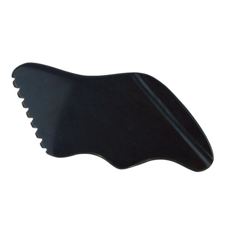Popular Nefrita de Forma de Coração Jade Gua Sha Massagem Ferramenta para Massagem Corporal e Facial