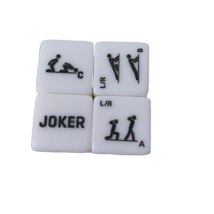 25mm Jade Six Sides Fitness Dice para Treinamento Exercício Esportes Entretenimento Jogos Melhorar o seu Treinamento