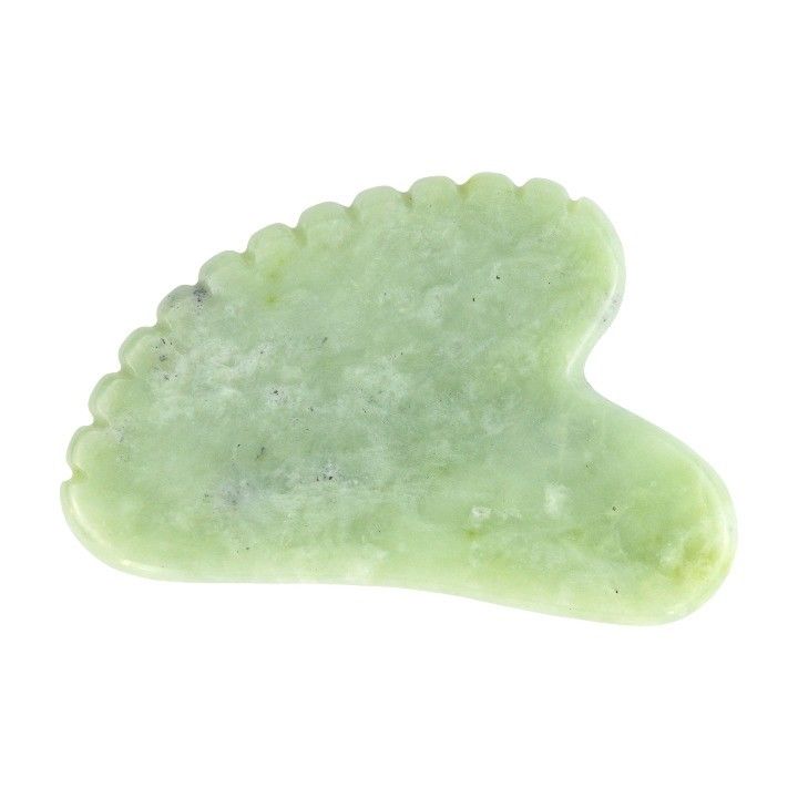 Experimente os benefícios da massagem de corpo inteiro com a ferramenta de raspagem de pedra natural e a marca privada Xiuyan Jade Green Guasha