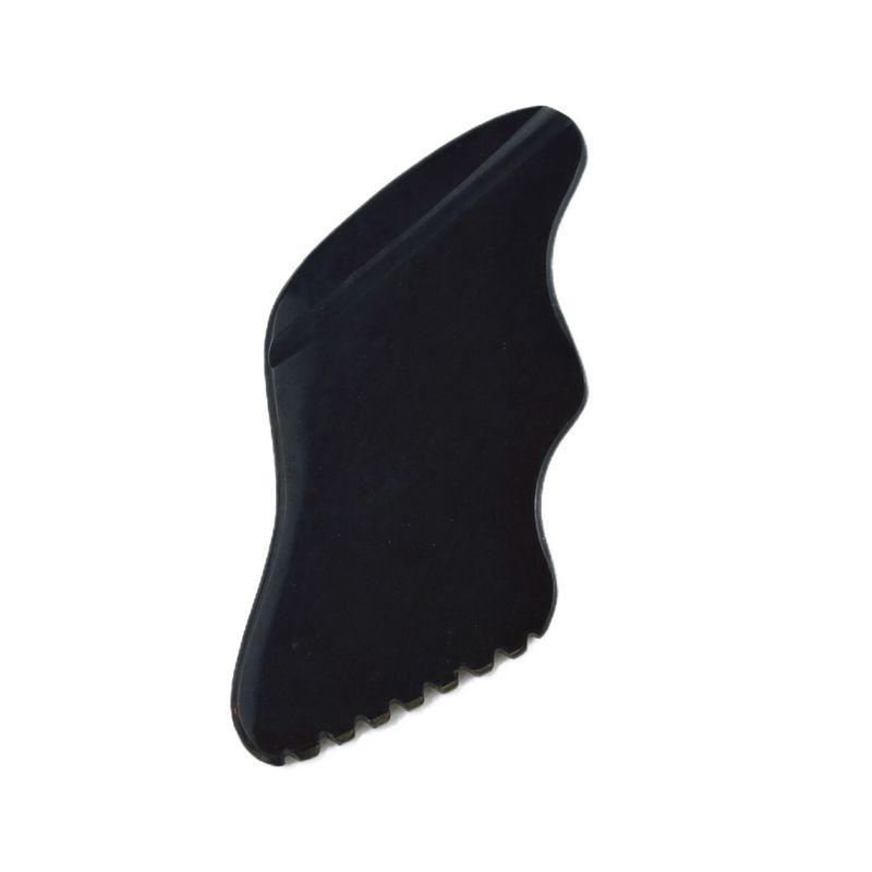 Ferramenta de massagem corporal Nefrita natural Hetian Jade Gua Sha para auto-cuidado da pele Facial lifting salão de beleza