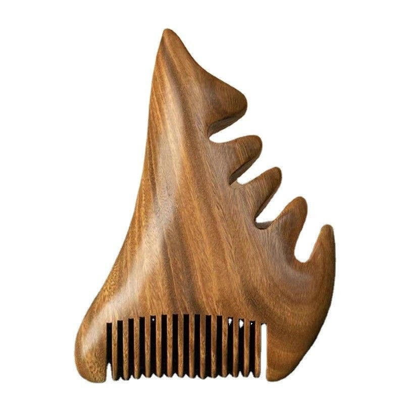 Marrom Sandalia Natural Gua Sha Scalp Massagem Pincel Ferramenta de Guasha de Madeira para Cabeça Corpo Relaxar Massagista Cuidados com a Saúde do Cabelo Beleza
