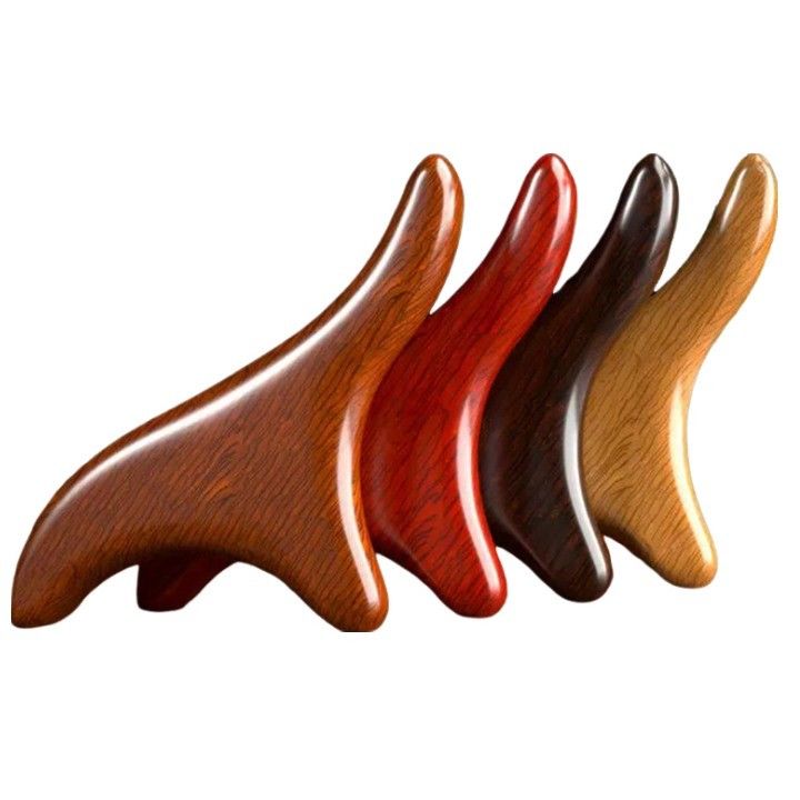 Músculos do corpo Cone triangular TOP SALE Eco-friendly Ferramentas de massagem de Gua Sha de madeira
