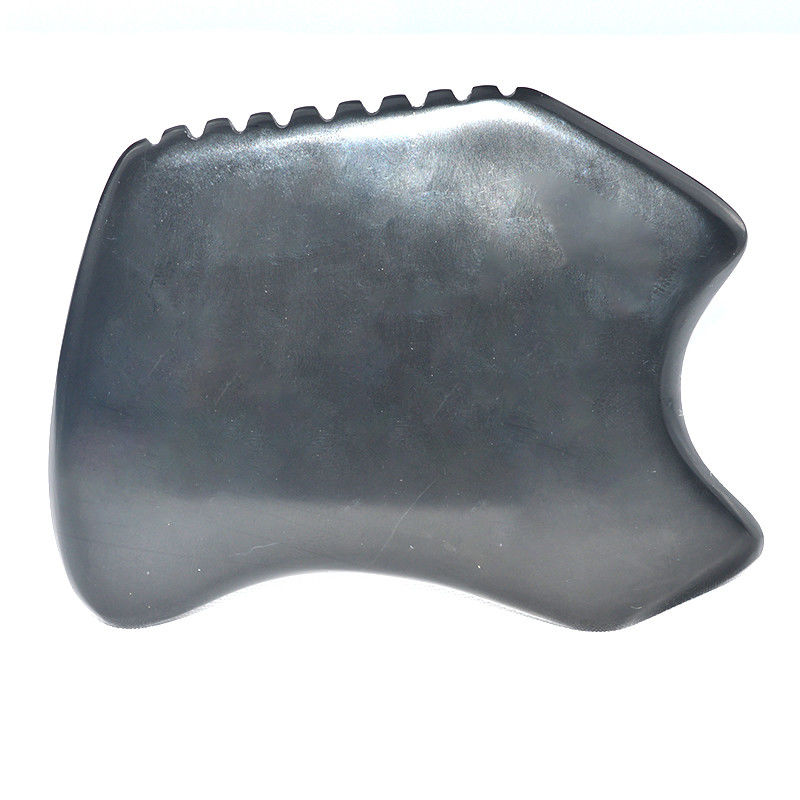 Forma Especial Gua Sha Board Natural Black Bian Pedra ferramenta de raspagem para equipamentos de massagem facial e corporal