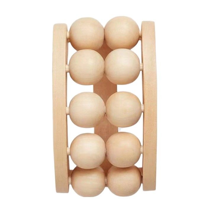 2024 Bolas de madeira Gua Sha Meridian Massager Massagem de músculos do corpo Roller de massagem para relaxamento de todo o corpo e autocuidado do spa