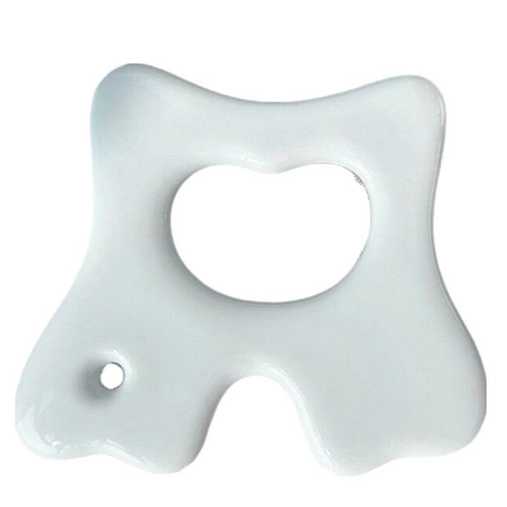 Ferramenta de cuidados com a pele de beleza Facial Gua Sha Board para massagem cerâmica e relaxamento muscular