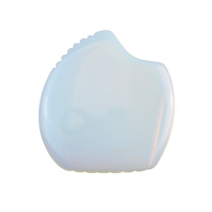 Massagista Opalite Guasha Pescoço Cuidado da Pele do Rosto Spa Elevação Facial Beleza Concha Forma Natural Opal Gua Sha Ferramenta de Massagem Facial