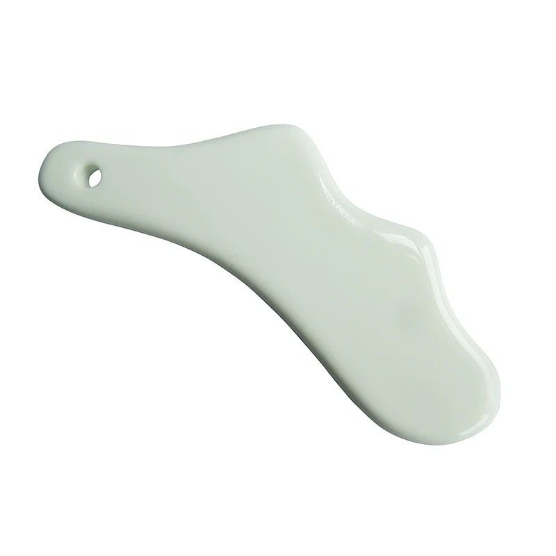 Facial Gua Sha Massagem Ferramenta Corpo Escrava Placa Cerâmica Reduzir gordura estática livre portátil para mulheres Adultos