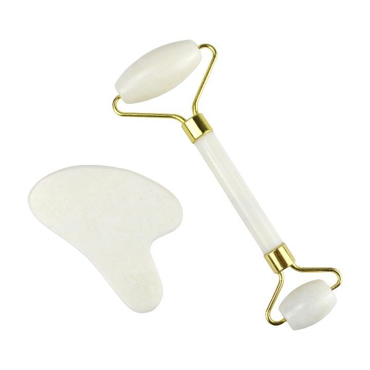 Tabela de Guasha de Pedra de Jade Natural para Massagem de Gua Sha Escrava no Rosto Logotipo personalizado disponível