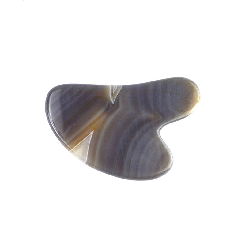 Massagista Facial Forma de Coração Agate Natural Gua Sha Massagem Ferramenta para músculos do corpo Auto Cuidado da pele Spa Facial Lifting Salão de beleza