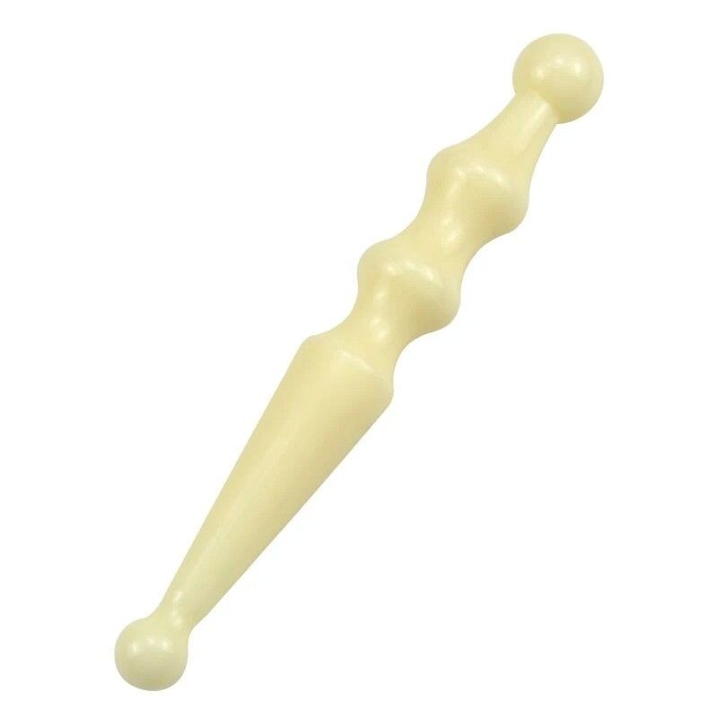 Pluma de massagem Resina natural Massagista de pés Stick Back Acupuntura Medicina chinesa Guasha Ferramenta de beleza para massagem facial
